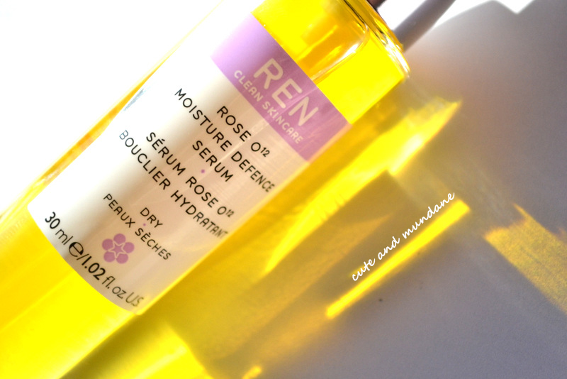 Cute and Mundane REN Rose O12 Moisture Defence Serum review