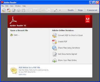 تحميل برنامج قارئ ملفات pdf أدوب ريدرر adobe reader XI 