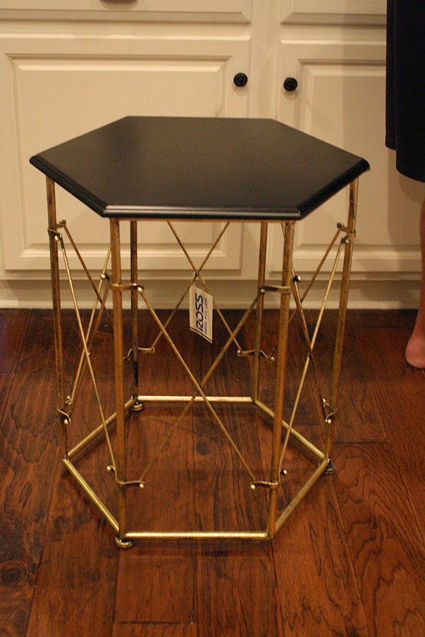 Made By Katy DIY Faux Marble End Table