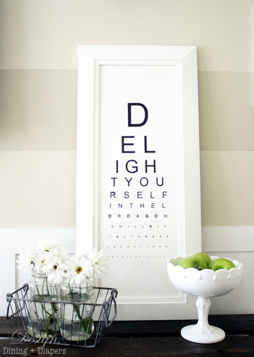 Eye Chart Wall Art