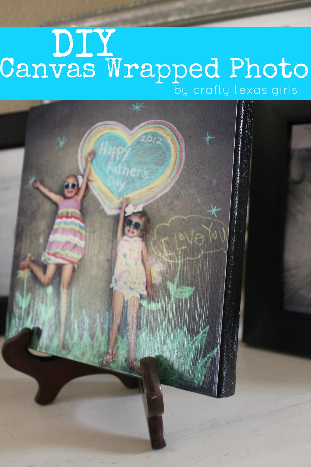 Crafty Texas Girls Crafty HowTo DIY Canvas Wrapped Photos