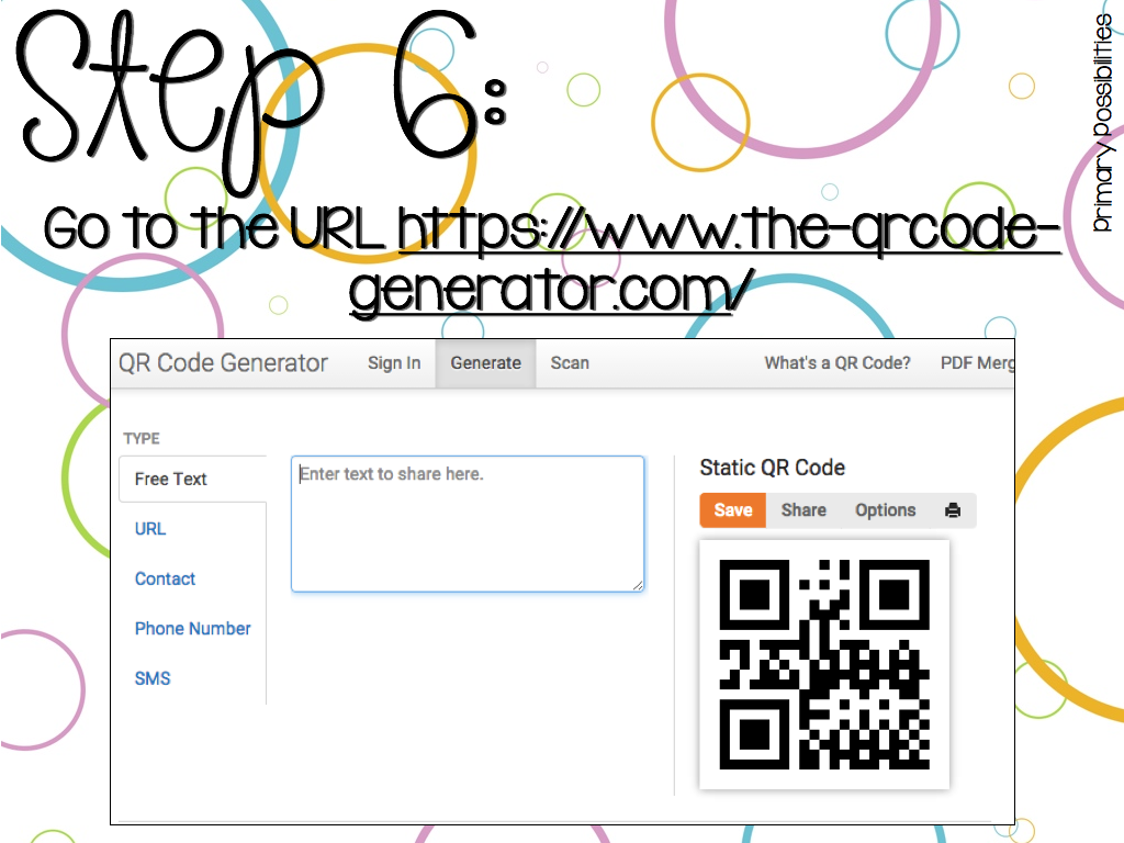 Primary Possibilities Creating Safe QR Codes for the Classroom!
