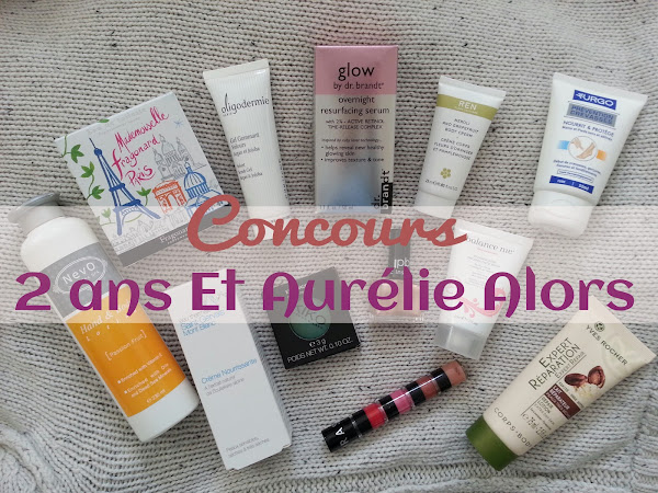 Concours 2 ans du blog # 4: + de 200 € de produits à gagner !