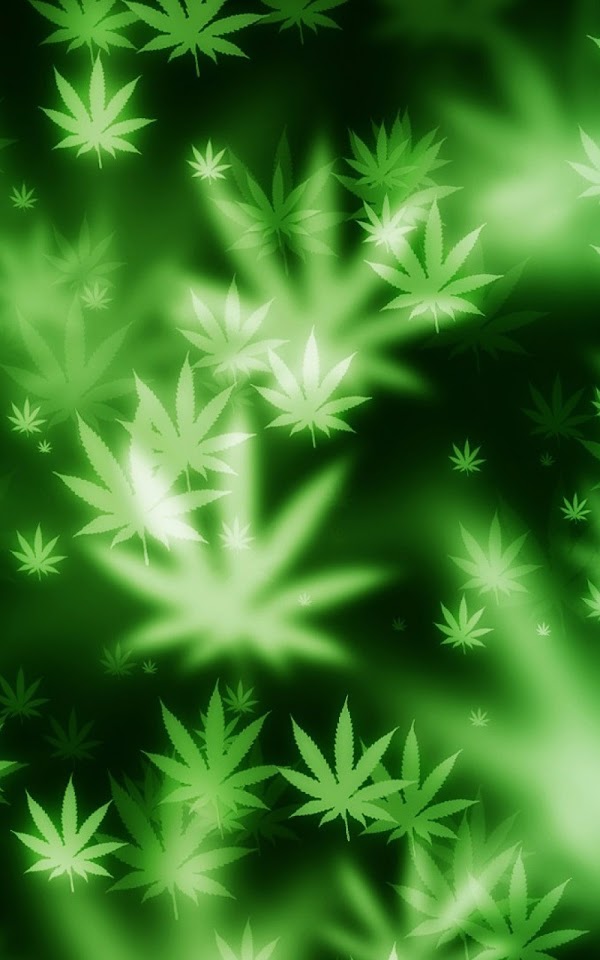 Bokeh Marijuana Android Wallpaper