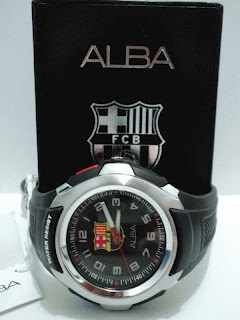 Jam Tangan ALBA BARCA 1D0097 BLACK " ORIGINAL "