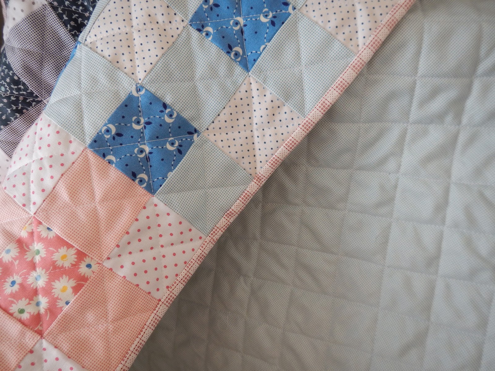 A Place to Share Gingham baby quilt for Kay