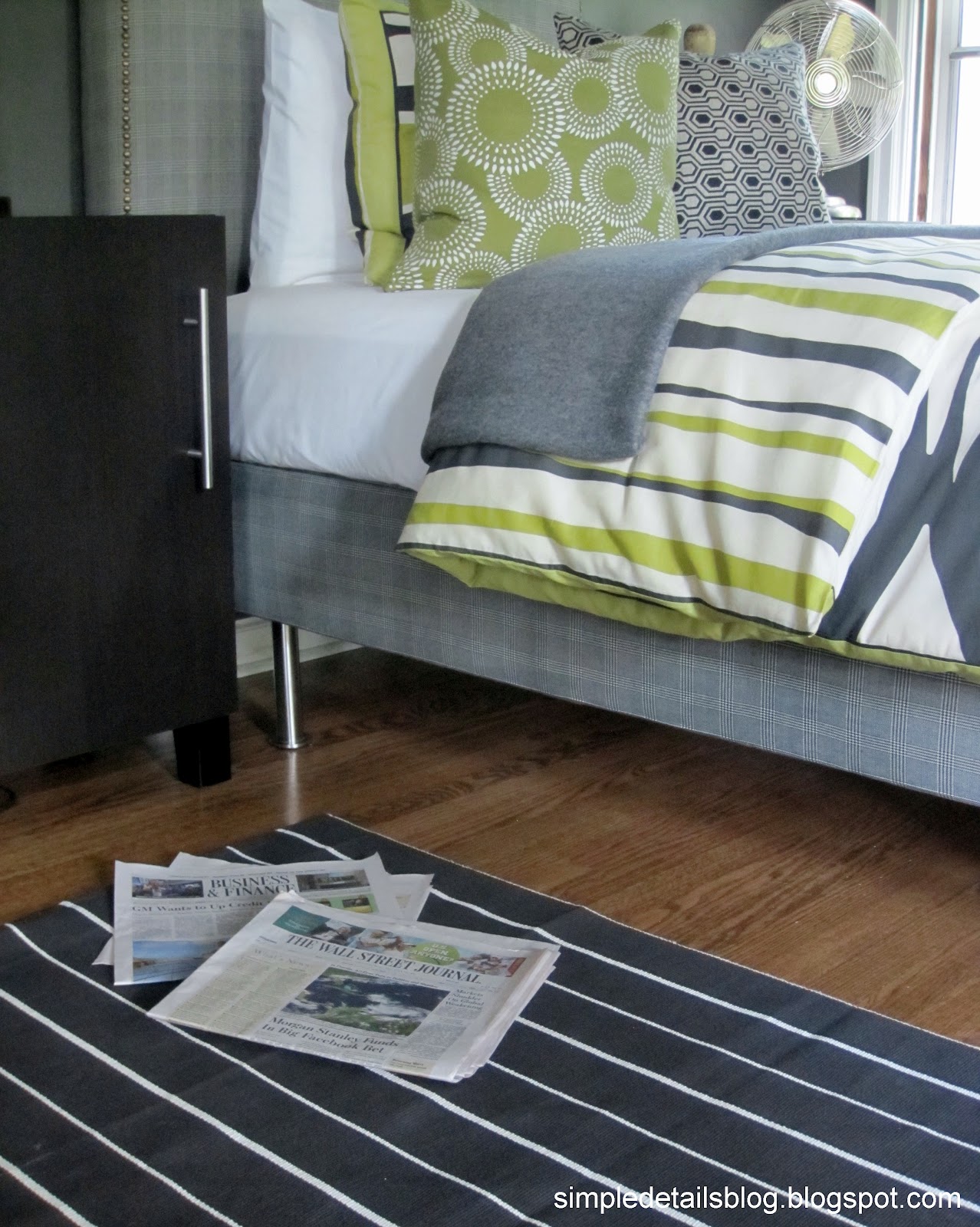Simple Details upholstered box spring tutorial