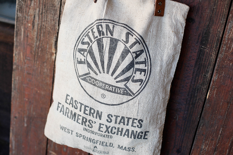 DIY Feedbag Tote w/Leather Straps Poppytalk