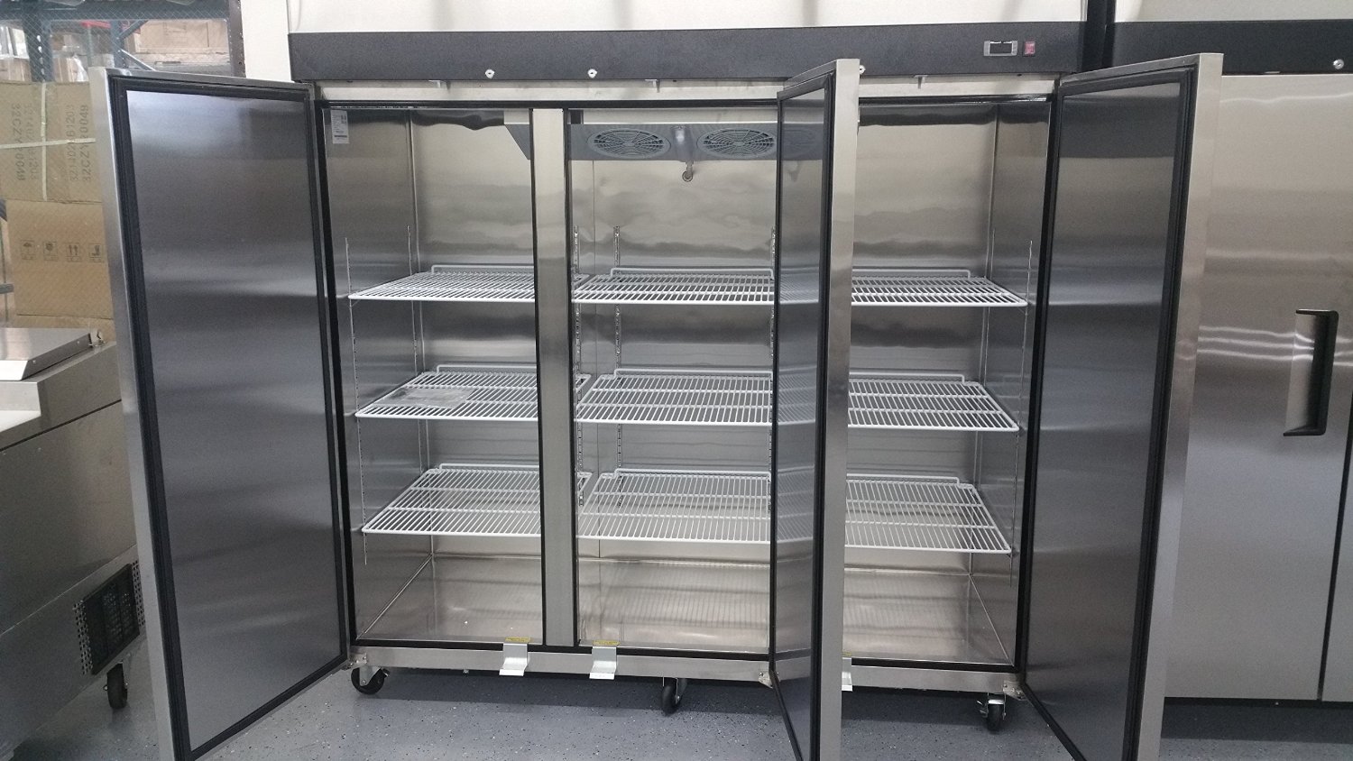 Freezers Reviews 3 Door Stainless Steel Freezer Commercial Freezer MBF8003