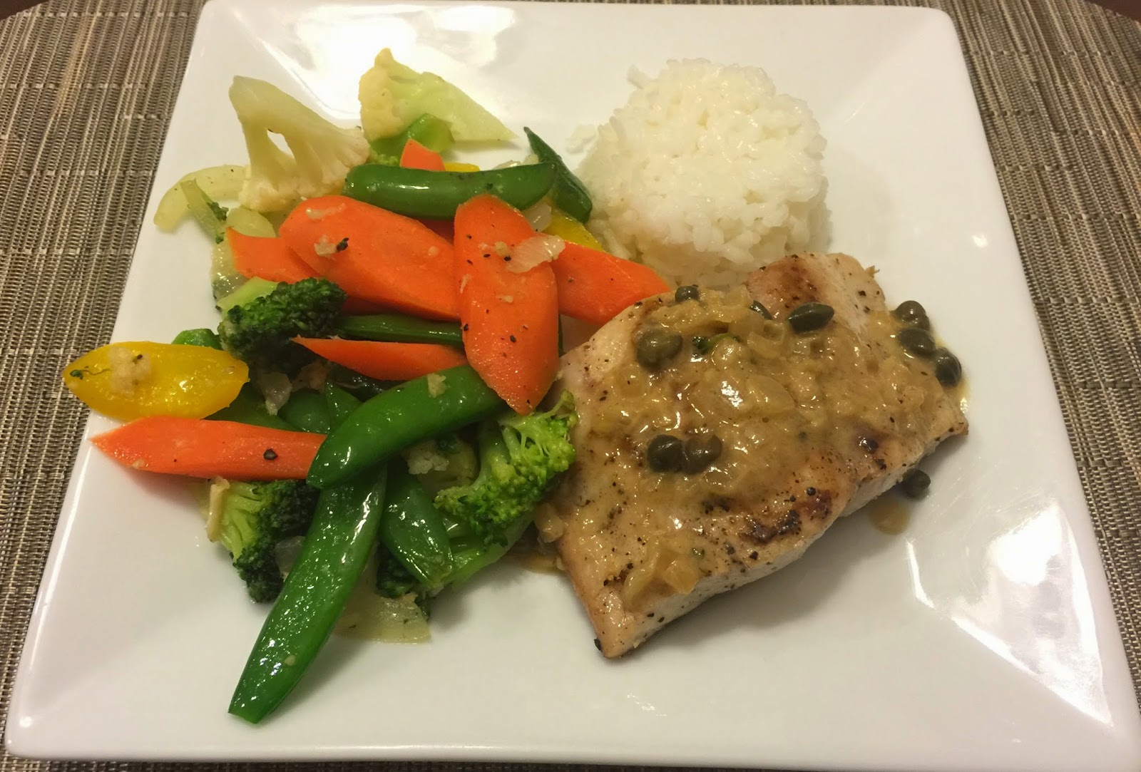 TASTE OF HAWAII MAHI MAHI WITH WHITE WINE BUTTER SAUCE
