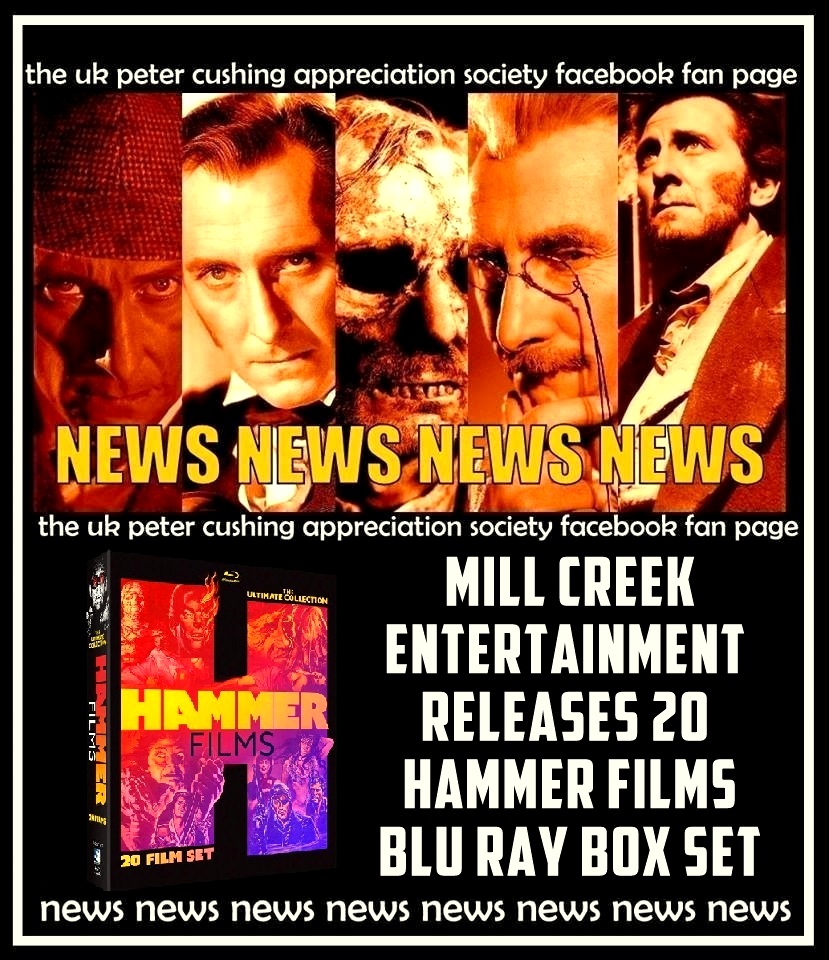 NEWS! MILL CREEK ANNOUNCES THE HAMMER FILM : ULTIMATE COLLECTION
