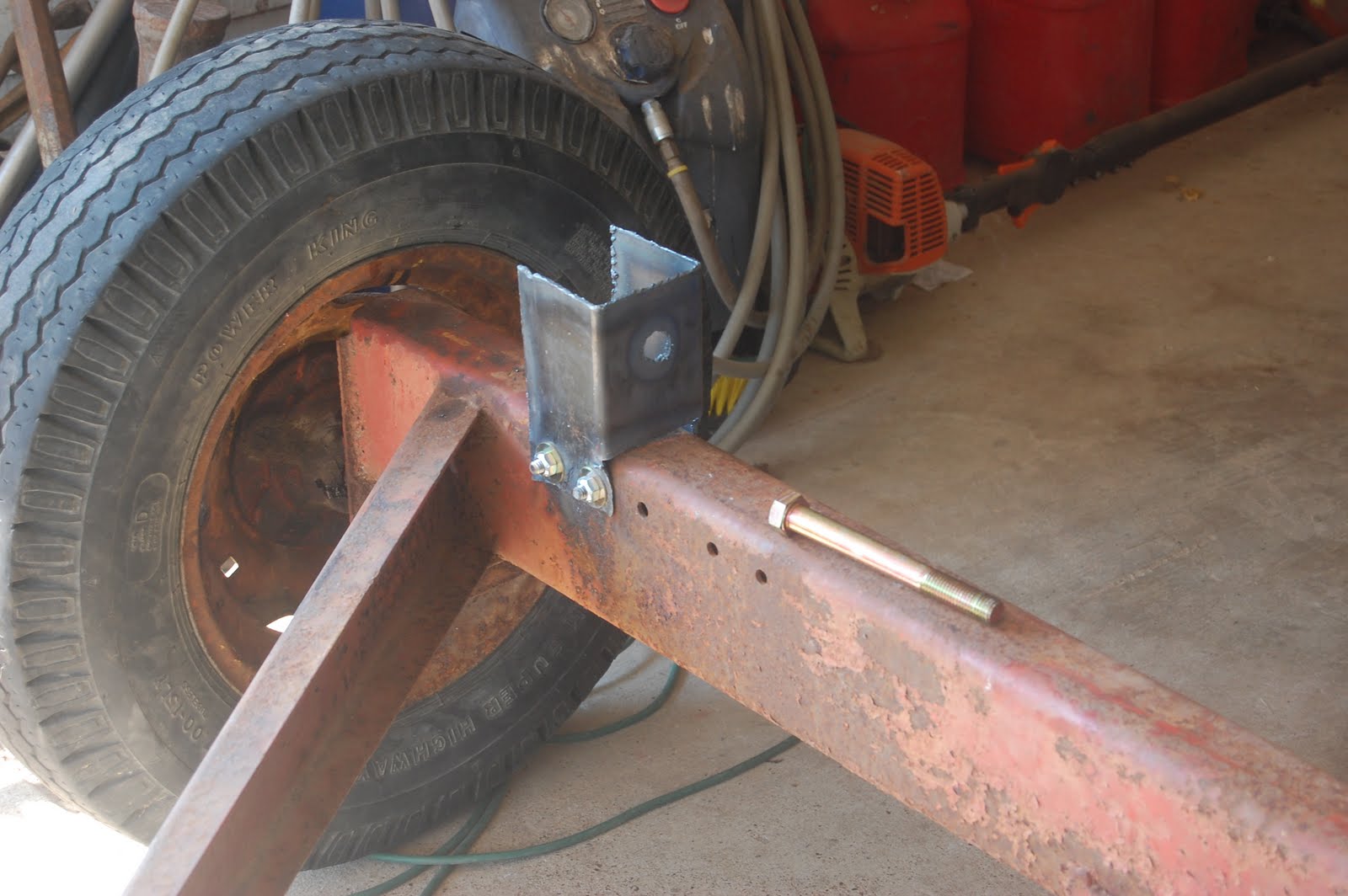 Trinity River Tails Farm hay wagon