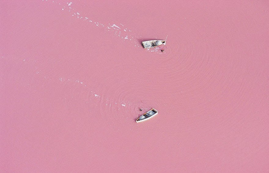 20. Lake Retba (also know as Lac Rose) located in the Cap Vert peninsula of Senegal - 29 Unbelievable Locations That Look Like They’re Located On Another Planet 20. Lake Retba (also know as Lac Rose) located in the Cap Vert peninsula of Senegal - 29 Unbelievable Locations That Look Like They’re Located On Another Planet