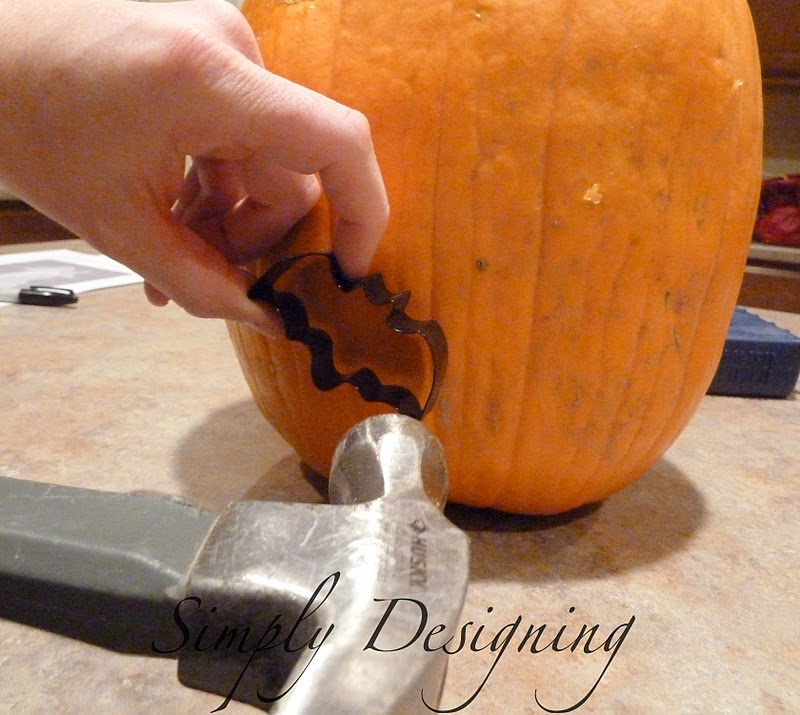 Carving a Pumpkin with Cookie Cutters