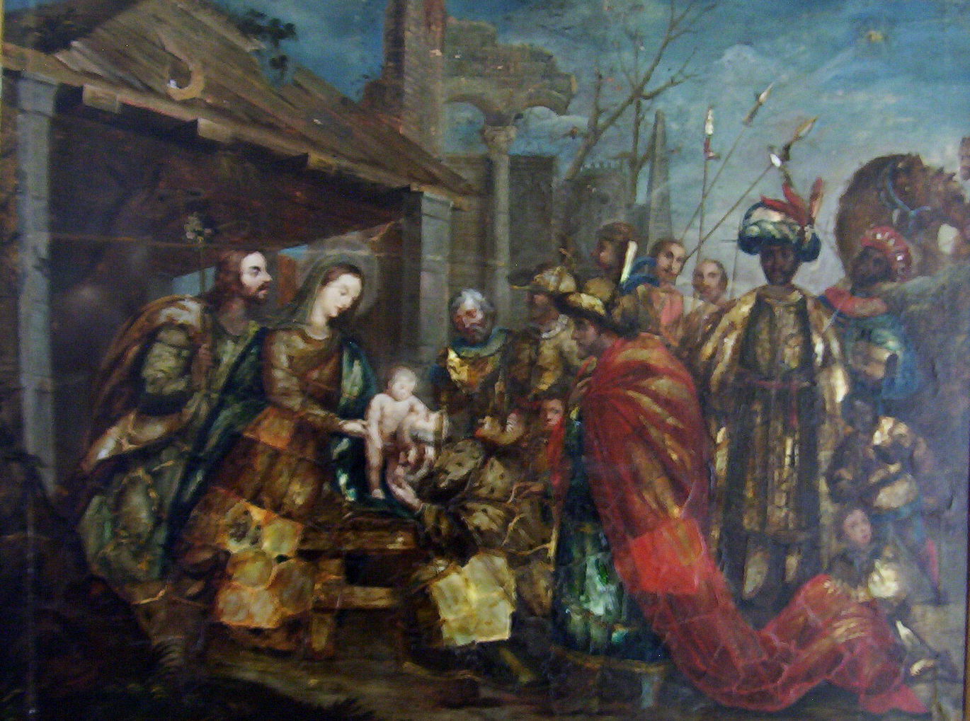 Nativity scene painting famous paintings pixgood All Christmas Videos: Nativity Paintings