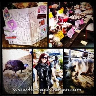 The Spooky Vegan My Visit To The Gentle Barn And Vegan Bake Sale