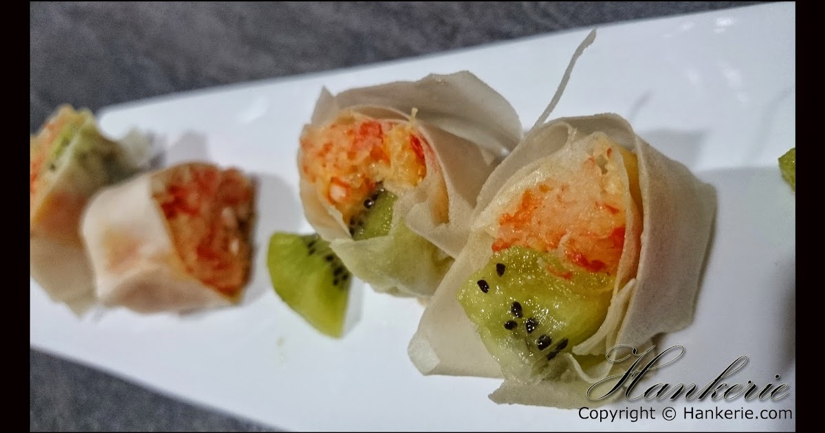 Homemade Popiah (spring roll) with Kiwi Hankerie