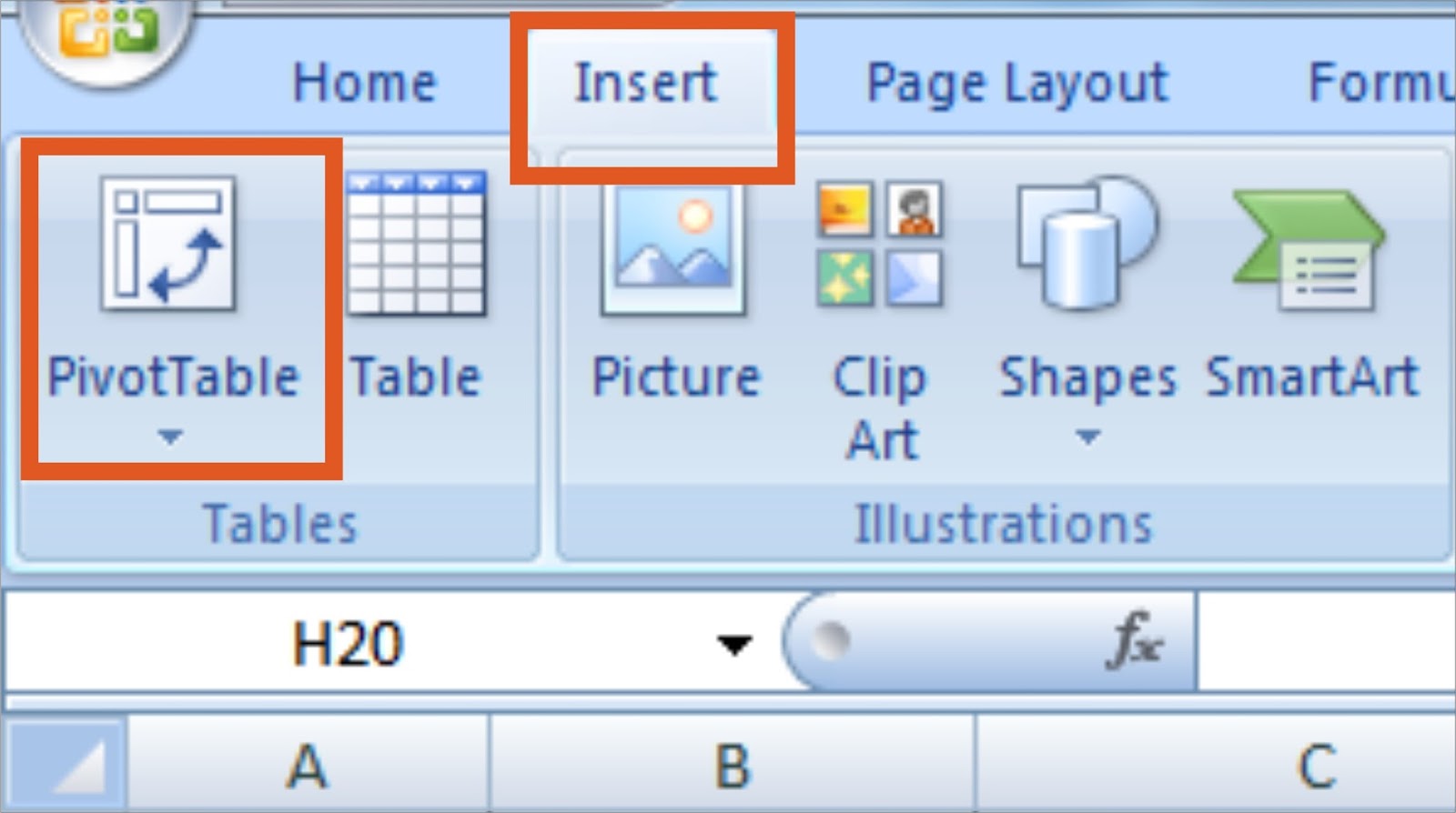 pivot table dalam microsoft