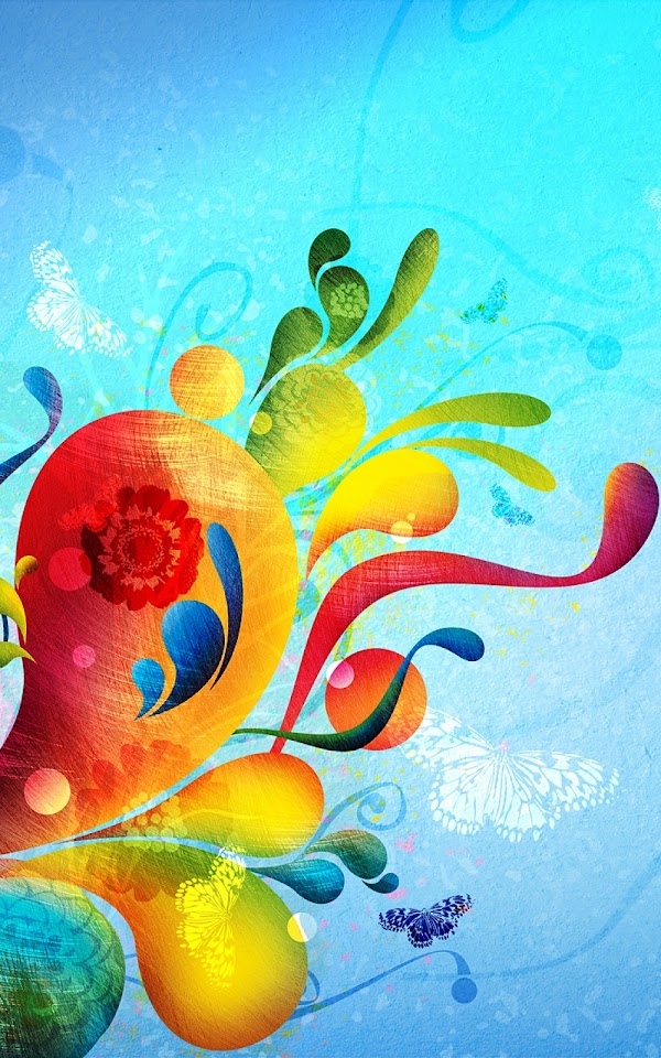 Abstract Colorful Painting Android Wallpaper