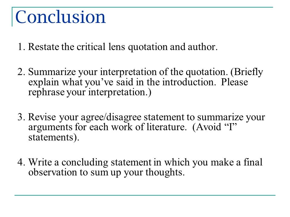 Critical lens essay topics picture