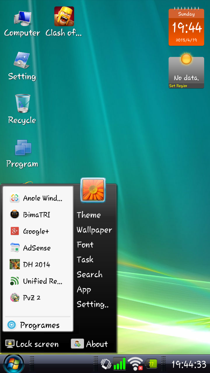 android launcher for windows 10 pc