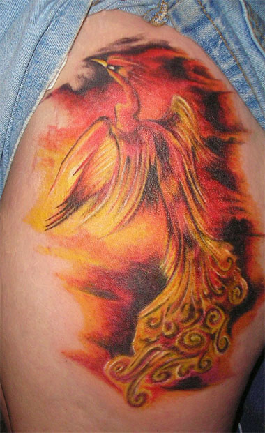 Tribal Phoenix Tattoos With Fantastic Designs