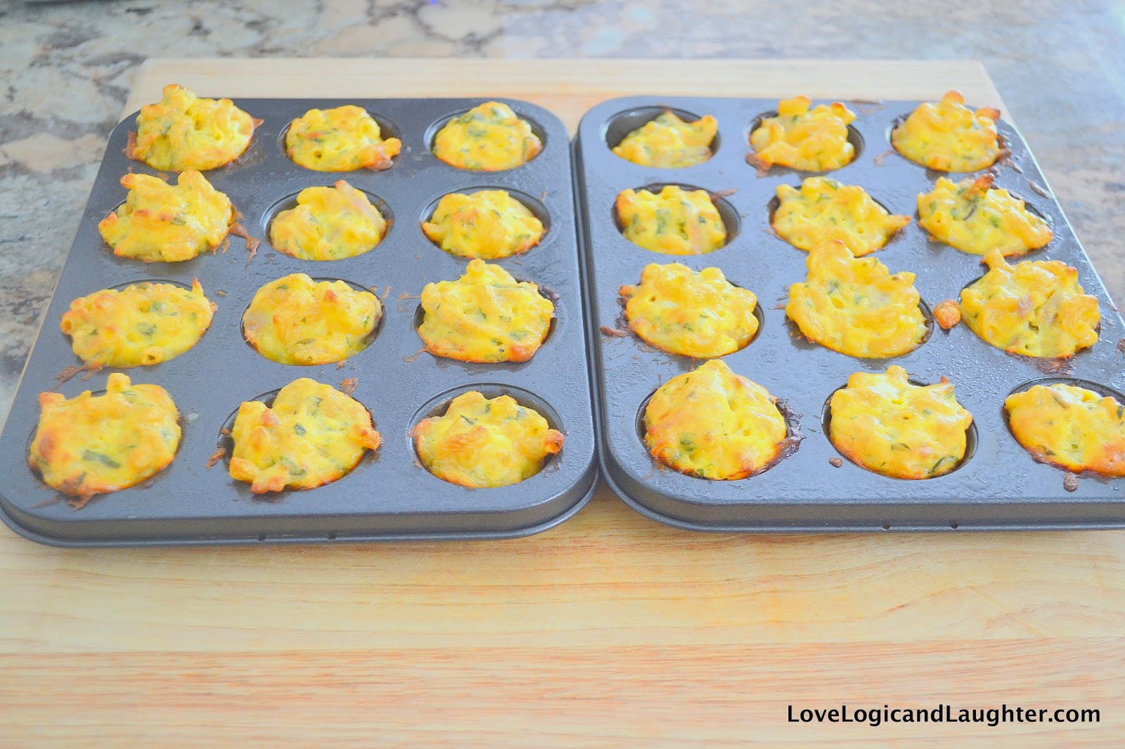 Homemade Toddler Foods For When "On The Go" Mac and Cheese Bites With