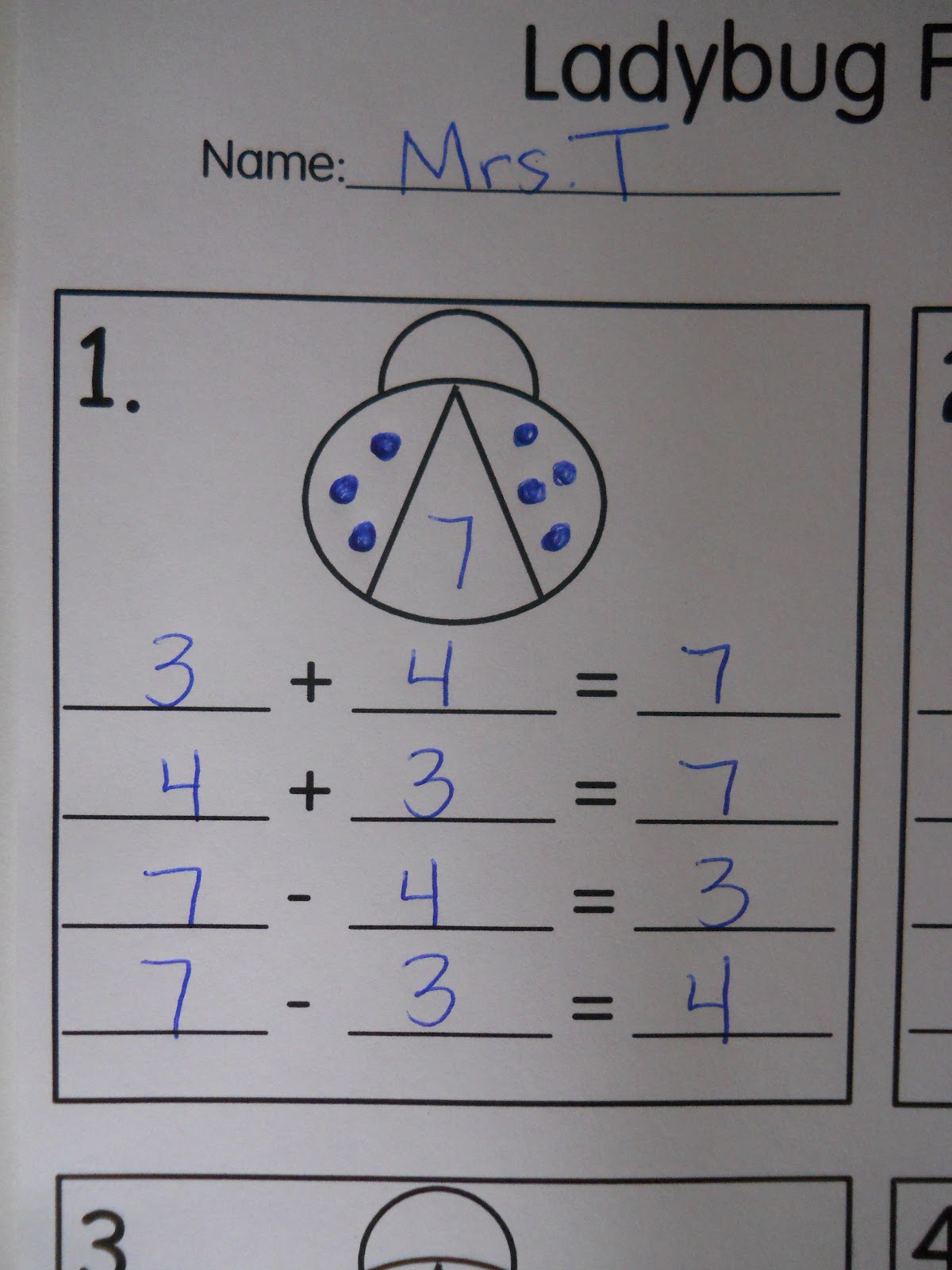 Mrs. T's First Grade Class: Ladybugs