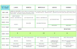 NUESTRO HORARIO FLEXIBLE