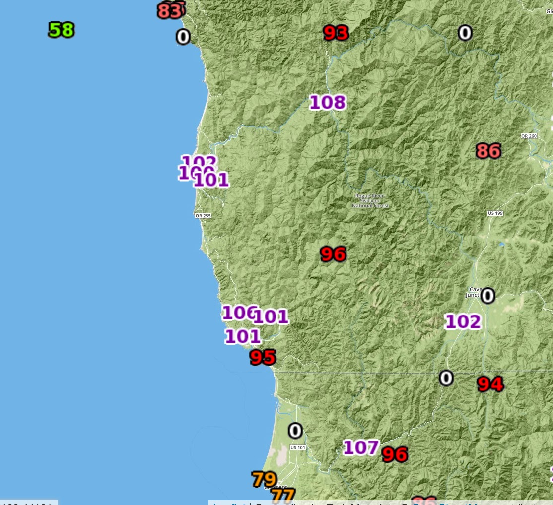 Cliff Mass Weather and Climate Blog Crazy Warm Temperatures over