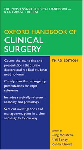 Ngoại khoa, sổ tay lâm sàng, chẩn đoán, surgery, clinical handbook