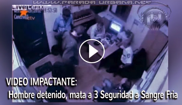 VIDEO IMPACTANTE - Hombre  Detenido por robar una Memoria USB, en Supermercado,  mata a los 3 Seguridad que lo detuvieron 
