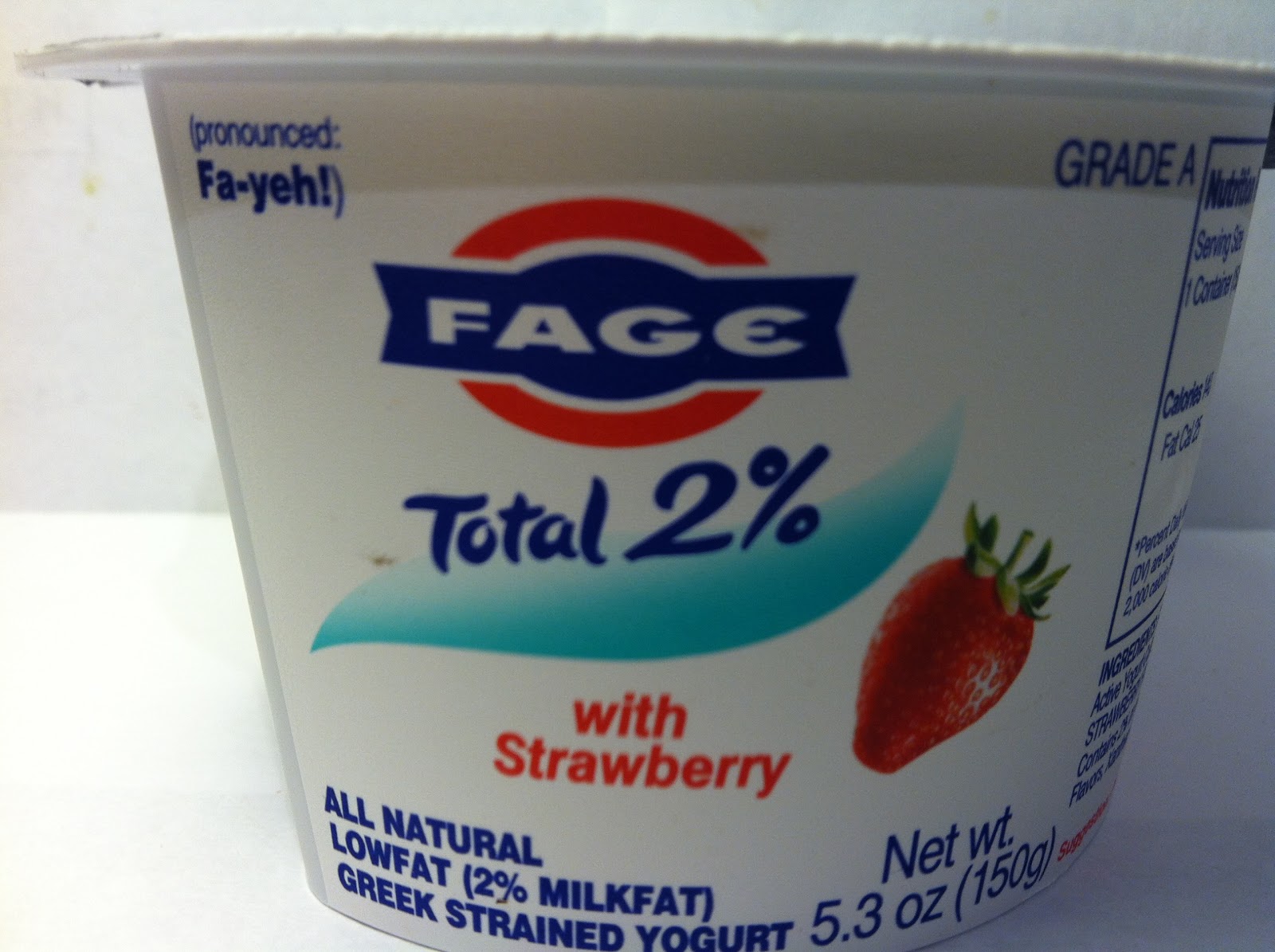 Crazy Food Dude Review Fage Total 2 Greek Yogurt with Strawberry