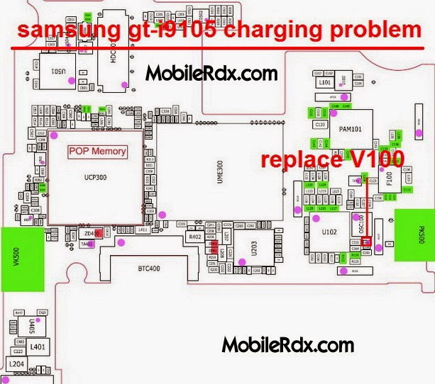 حل مشكلة شحن سامسونج GT-i9105p Samsung+gt-i9105p+charging+solution