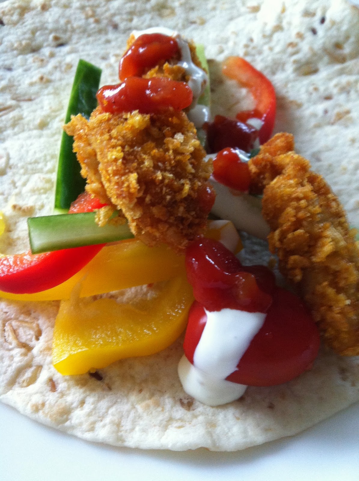 Carry's Kitchen Recept Wraps met krokante kip