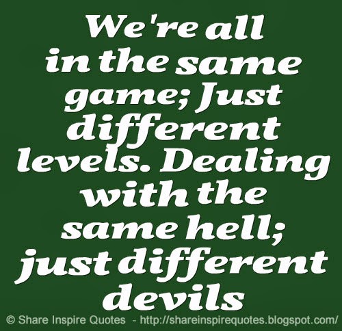 We Are In The Same Game Just Different Levels Lyrics