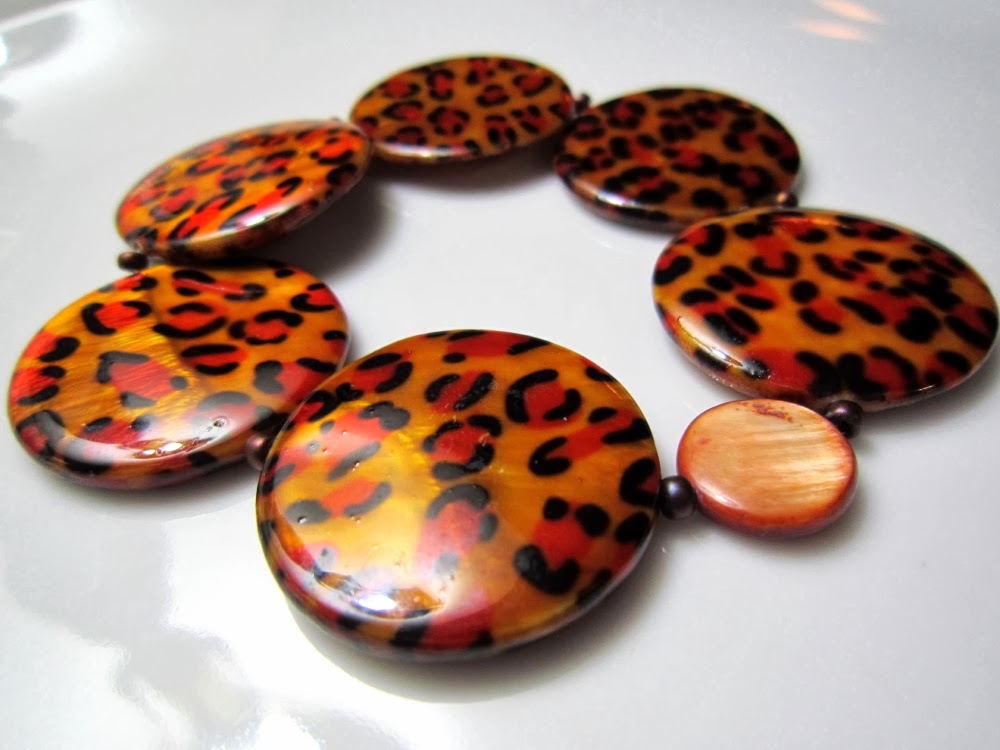 Magical Crafts Animal Print Shell Bracelets