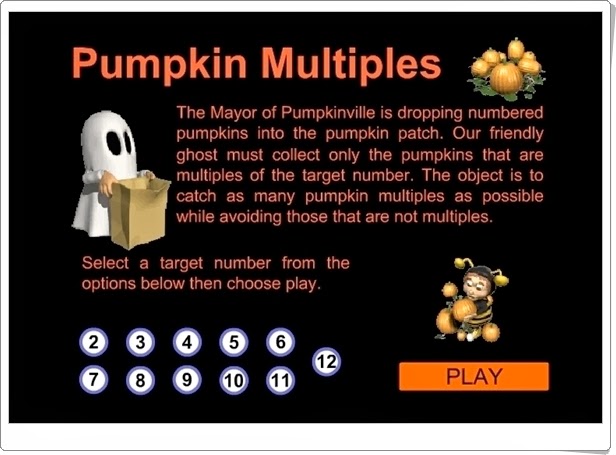 http://juegoseducativosonlinegratis.blogspot.com/2014/10/pumpkin-multiples.html