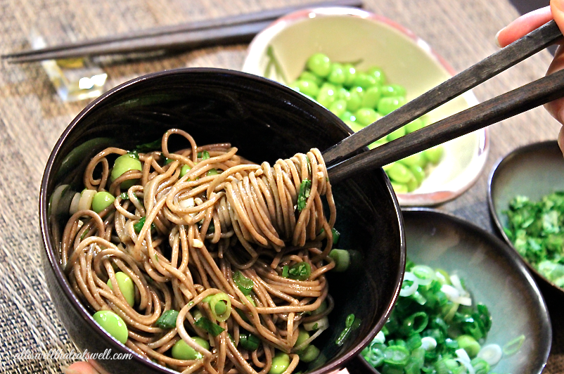 Spicy SesameSoy Soba Noodles