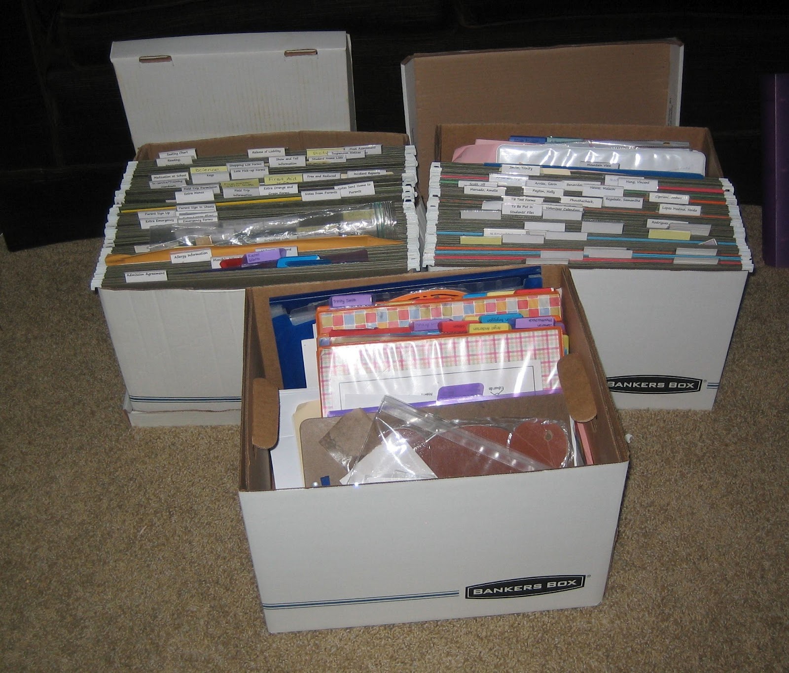 Teaching The Little People Organizing the School Filing