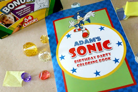sonic the hedgehog party favors, sonic the hedgehog party activities