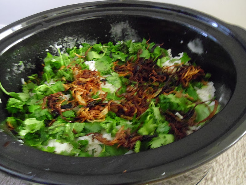 Crock Pot(Slow Cooker) Chicken Biryani