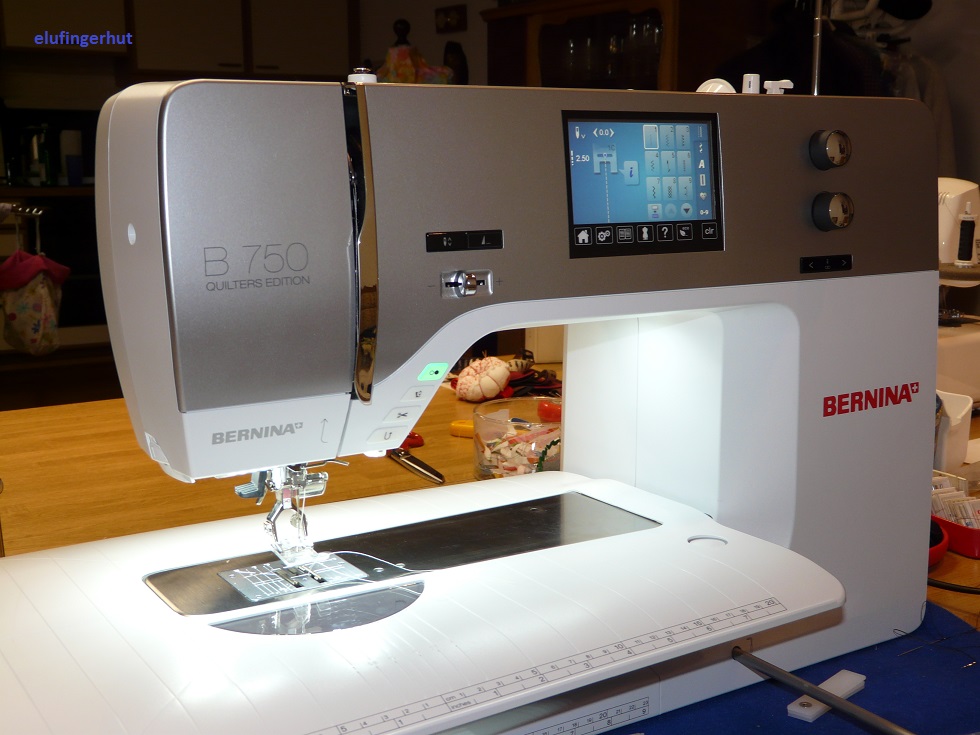 Elufingerhut Bernina 750 QE meine Freundin