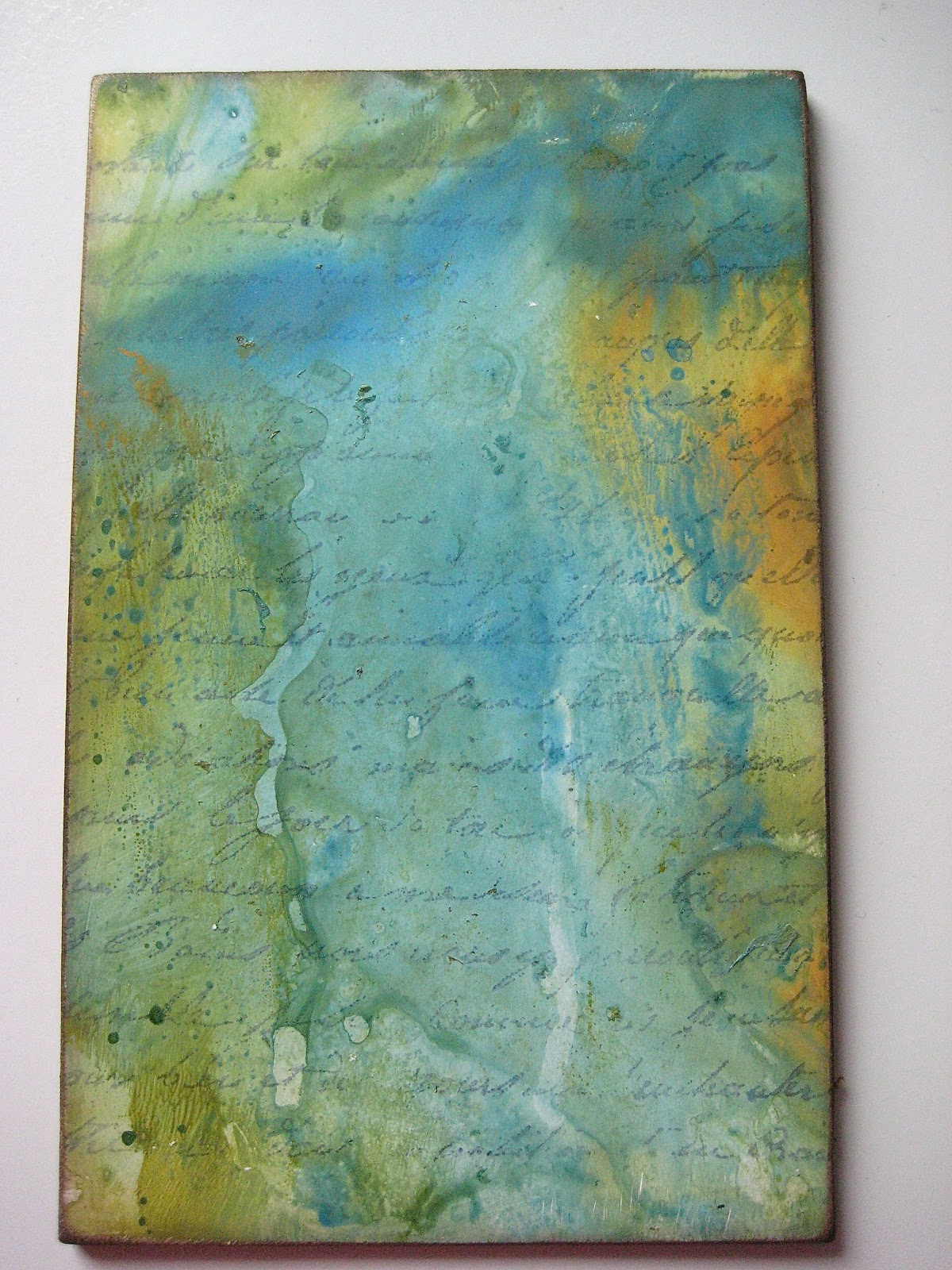 Studio 490 distress paints tutorial...