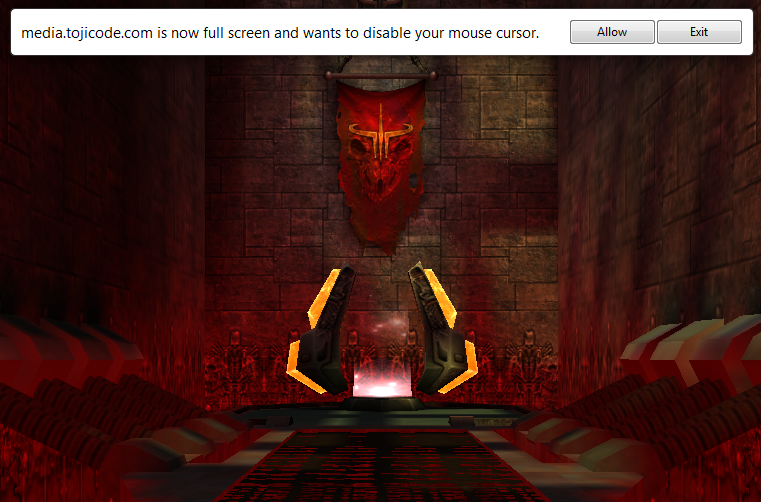 Beautiful Pixels JavaScript Pointer Lock (Mouse Lock) in Chrome