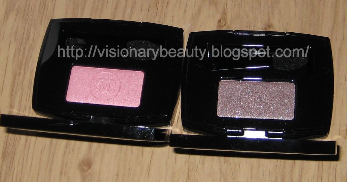 Visionary Beauty: Chanel L'Ame d'un Regard collection: Ombres Essentielle  single eyeshadow in Fauve and Twilight