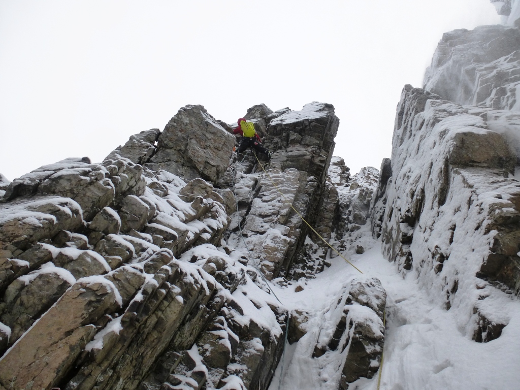 Winter and Rock Climbing Conditions 270116, Ben Nevis Winter Climbing