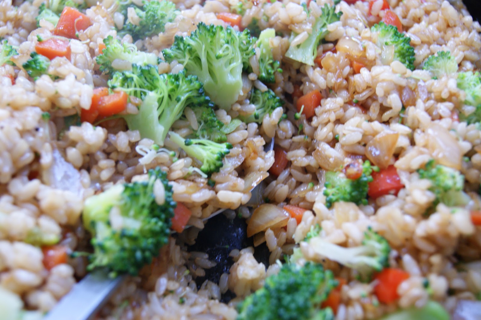 The Lunch Lady Asian Brown Rice Stir Fry