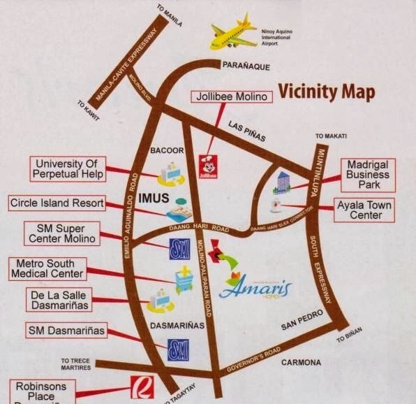Amaris Homes Cavite Site Map