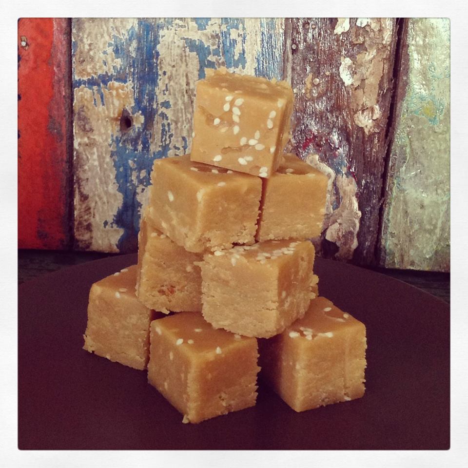 Nat's Thermomixen in the Kitchen Peanut Butter & Sesame Fudge